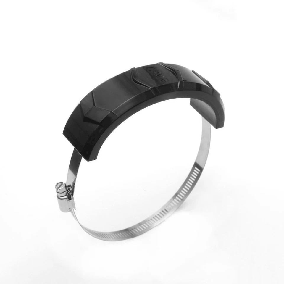 Protector de escape ovalado negro R&G Racing puede cubrir para Aprilia RS125 2006-2010 Foto 3 de 3