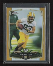 2014 Topps Chrome #192 Jeff Janis Gold Refractors #/50 RC