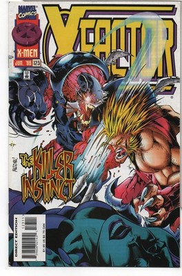 X-FACTOR #123   JEFF MATSUDA COVER ART   IT BEGINS AGAIN   DIRECT EDITION - 1996