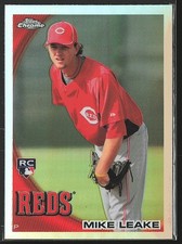 2010 Topps Chrome #176 Mike Leake RC Refractors