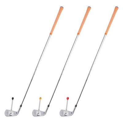 Gold  Aluminum Golf Cutting Rod Direction Indicator Auxiliary Trainer Swing Mat