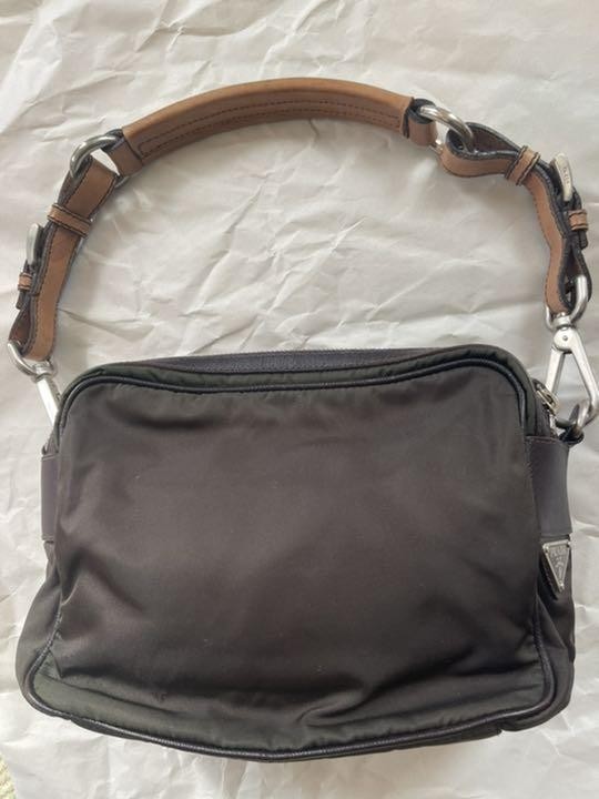 Prada One Shoulder Brown Bag From Japan Excellent Condition