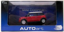 Autoart 1/43 Scale Diecast 54822 - BMW Mini Cooper - Red