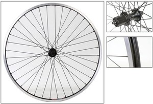 Wheel Master Wheel Rear 700x35 Wei 519 Black Machined 36 Alloy 8/9s