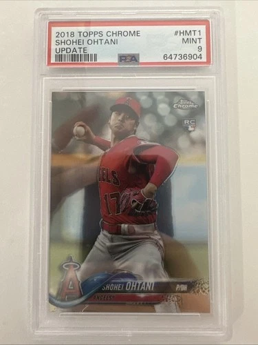 2018 Topps Chrome Update Shohei Ohtani #HMT1 RC Los Angeles Angels PSA 9 - TCCCX