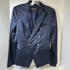 Vintage Y2K Giorgio Armani Silk Blend Blazer Made in Italy Size 38, See Pics