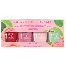 Nails inc Guava Over Drama 4 Piece Nail Polish Set (4 x 14ml) (18109)