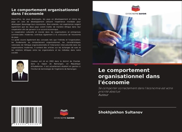 Shokhjakhon Sultanov | Le Comportement Organisationnel Dans L'éConomie | Buch-image