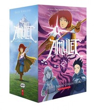 AMULET  8 Book Collection Graphix Kazu Kibuishi 1-8, Paperback 2021 Box Set