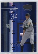 2005 Leaf Certified Materials Mirror Blue 35/50 AJ Burnett #1 0a3
