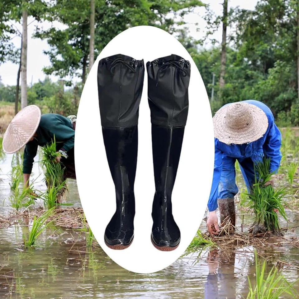 Cosciali Da Pesca Stivali Alti Impermeabili Pantaloni Da Guadare E Calzature Da - Immagine 4 di 4