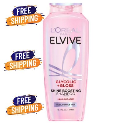 L'Oreal Paris Elvive Glycolic Gloss Shine Enhancing Shampoo, 13.5 fl oz