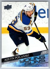 2020 Upper Deck Austin Poganski Rookie Young Guns #460 St. Louis Blues