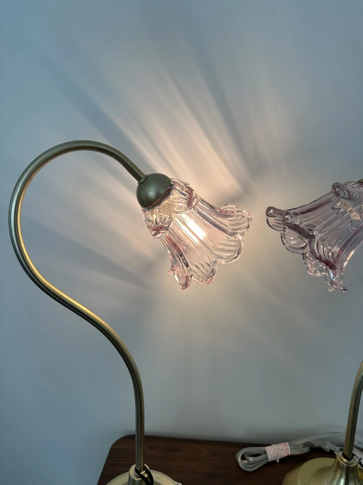 Karma Home Viral TikTok Pink Flower Lamp Single Lamp - Image 2 of 4