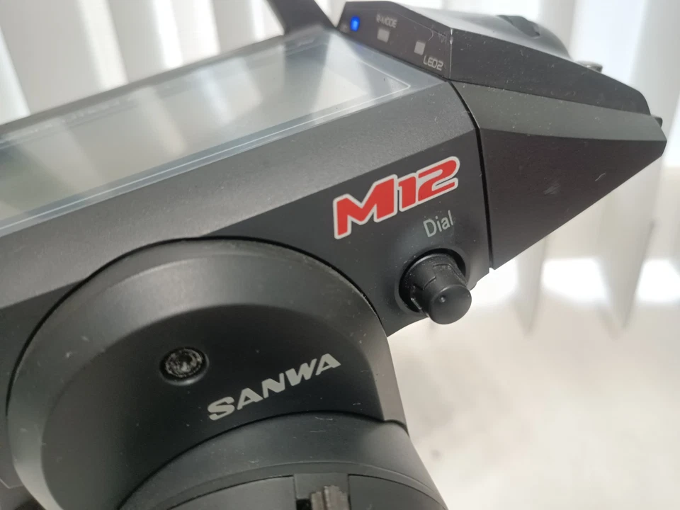 Sanwa M12 Transmitter Only 2.4GHz For Radio Controlled models  MINT Condition - Image 3 of 4