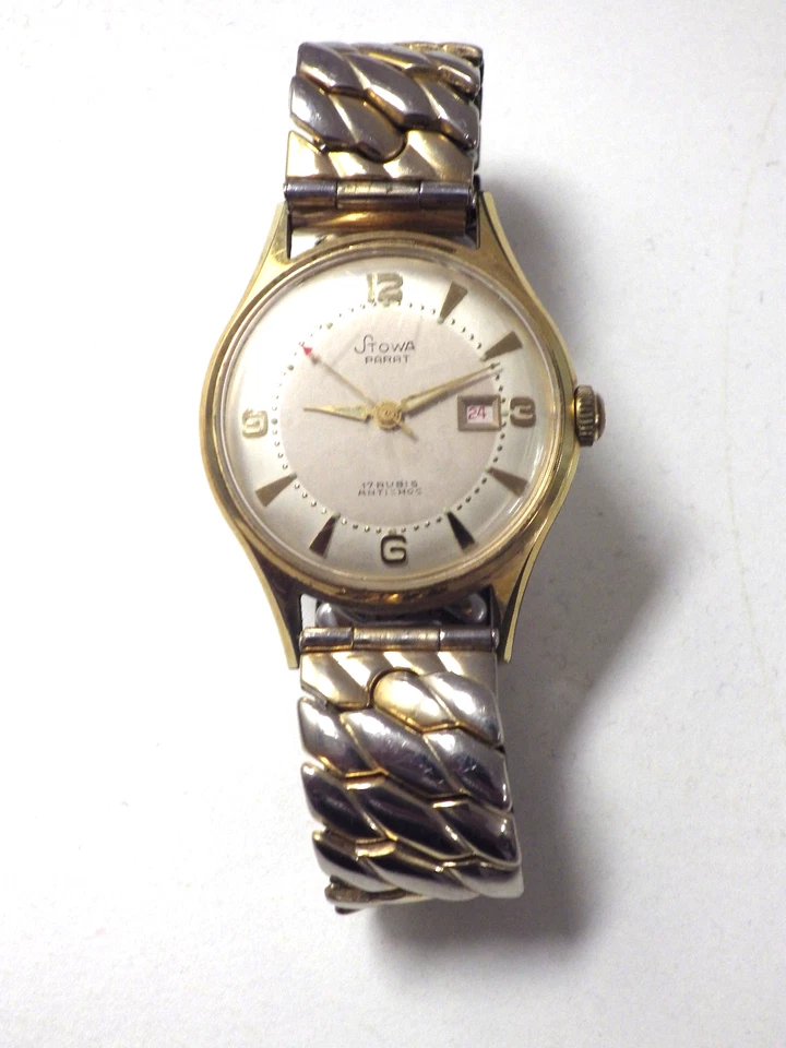 Vintage STOWA Parat Herrenuhr 50er 60er Jahre - Bild 4 von 4