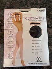 Eurotard Euroskins Convertible Tights Dance Wear Adult Black S/M 210-NR NIP