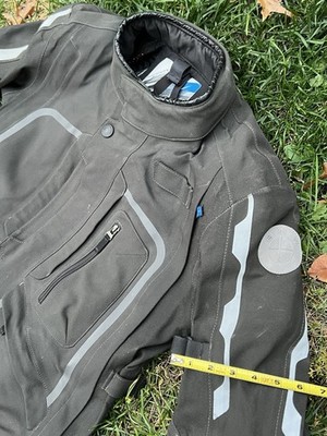 BMW Enduroguard Men's Black Motorcycle Jacket/Padded/Armored/Size