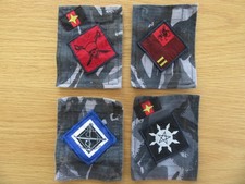 UK MOD. 'Blue MTP' Opfor [Opposition Forces] Badged Blanking panels, set of 4