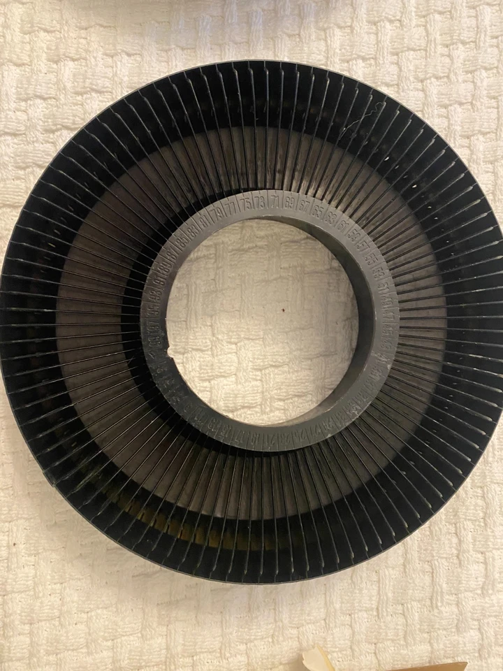 3 GAF Rotary Slide Tray Holds 100 and 2 Bausch and Lomb 40 Slide Trays Each $11. - Image 3 of 4