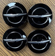 2 12 Chrysler 200 300 Pacifica Black Center Cap 1lb74dx8ab Set