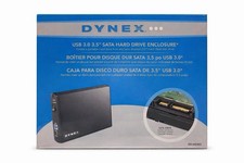 Dynex USB 3.0 3.5 SATA Hard Drive Enclosure NEW Unopened Desktop HDD Case