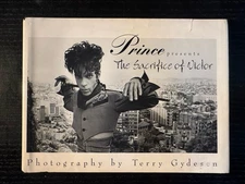 PRINCE SACRIFICE OF VICTOR HARD COVER TERRY GYDESEN PHOTOGRAPHY VERY RARE SCARCE
