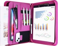 ProCase A4 Schreibmappe PU Kunstleder Konferenzmappe Portfolio