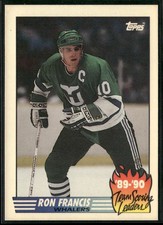 1990-91 Topps #21 Ron Francis Team Scoring Leaders