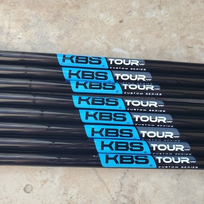 New 2026 $520 Uncut KBS Custom Series Black & Blue Tour 120S 4-PW & 2 Wedge Stif
