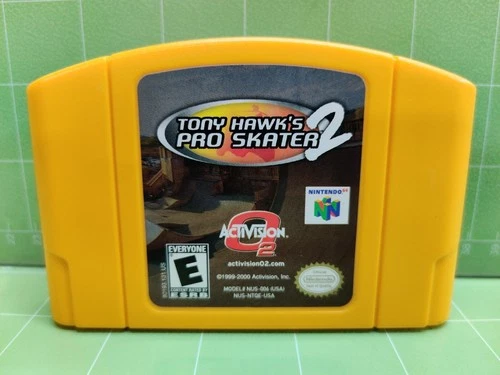 Tony Hawk's Pro Skater 2 (Nintendo 64) - AUTHENTIC -TESTED -WORKING-