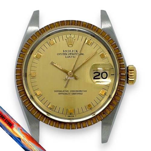 Rolex 1505 Oyster Perpetual Date Champagne 1972 Manual Wind 31...