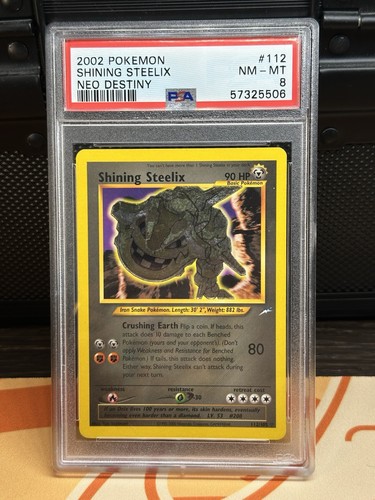 Shining Steelix (Unlimited) graded PSA 8 for sale on eBay