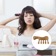 Wooden Meridian Channel Massage Comb Head Massage Comb Wood Massage Comb