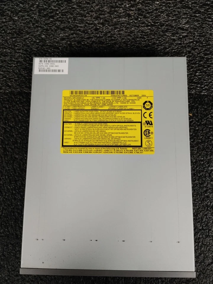 Sun Microsystems 320-5690-05 SR-8589-C DVD16x S03 48x CD Blade 1500 - Image 2 of 4