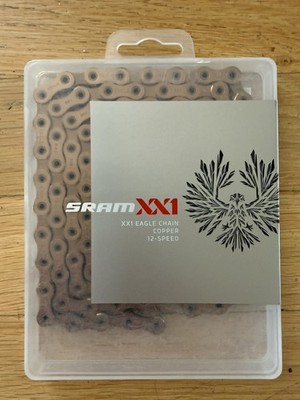 SRAM XX1 Eagle Hollow Pin 126 Links COPPER Power Lock 12-Speed Chain NEW IN BOX