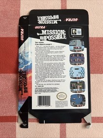 Mission: Impossible Nintendo NES SOLO CAJA/MANUAL