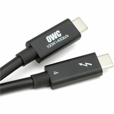 OWC 2.0M 78'' Thunderbolt 4 USB-C Cable for Thunderbolt And USB-C Devices Black