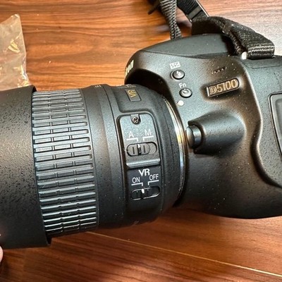 Nikon D D5100 16.2MP Digital SLR Camera - Black (Kit w/ AF-S DX VR