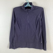 Apana Womens Jacket Sz S Small Long Sleeve Soft 1/4 Zip Running Solid Excellent