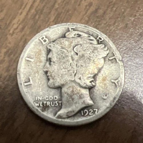 1927 MERCURY SILVER DIME ACTUAL COIN Get More Today & Save Shop Here Buy Here