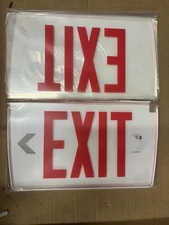 Eaton Cooper Sure-Lites Universal Edge Lit EXIT Sign Lens Only EUXRL