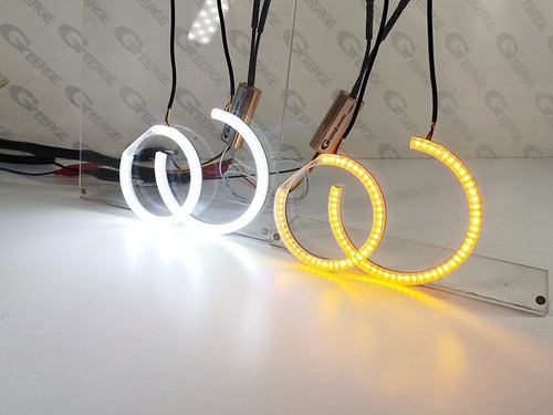 Per Kia Sorento UM 2015 - 2017 2018 Kit Anelli Alone LED Ultra Luminosi Angel Eyes - Foto 8 di 11
