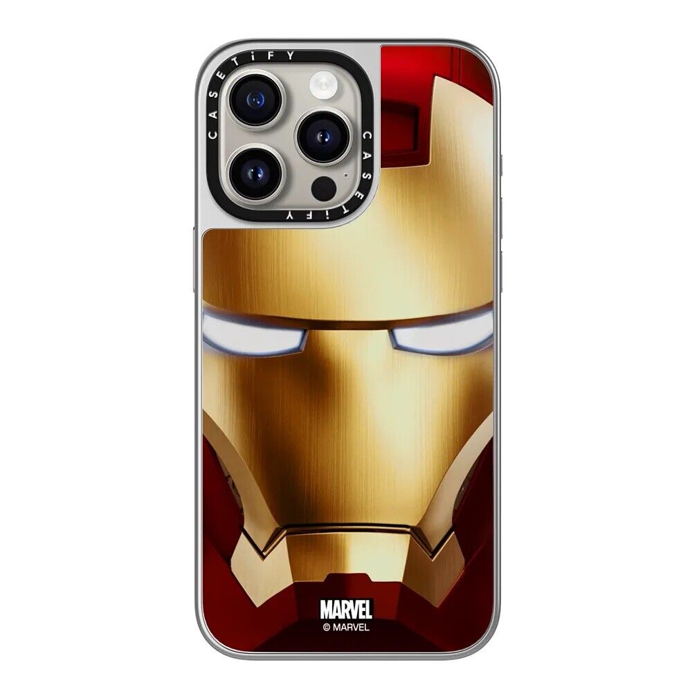 CASETiFY Iron Man Hero Mask Marvel Apple iPhone 15 Pro Max CASETiFY Iron Man Hero Mask Marvel Apple iPhone 15 Pro Max
