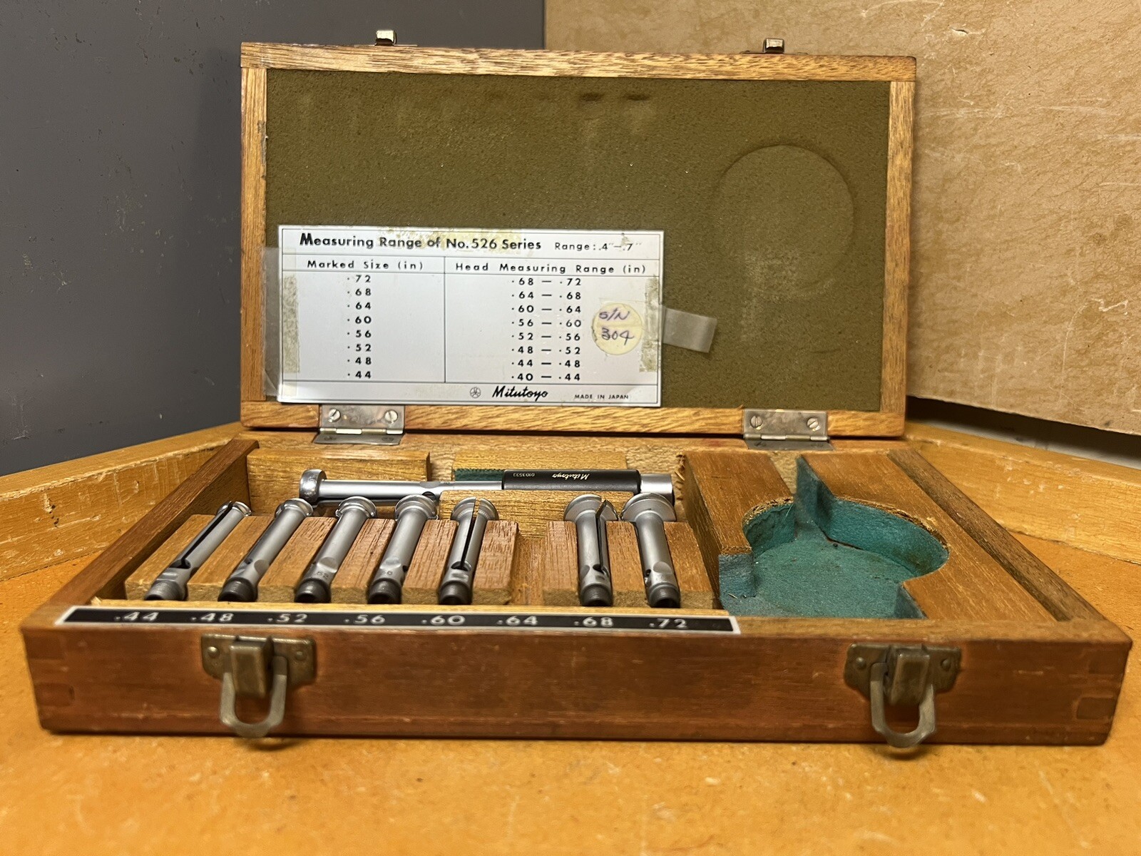 Mitutoyo 526 Series, Blind Hole Bore gage 4”to 7” eBay