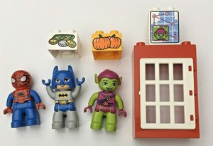lego duplo spiderman green goblin