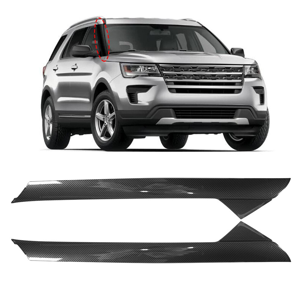 2 Pair Set Outer & Inner Windshield Trim Moldings For 20112019 Ford