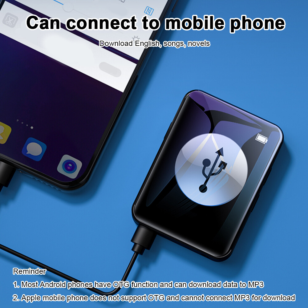 Bluetooth 5.0 MP4 MP3 Player HiFi Lossless Sound FM Radio