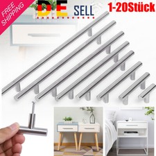 1-20X Küchengriffe Stangengriff Möbelgriffe Edelstahl Schrank Schublade Türgriff