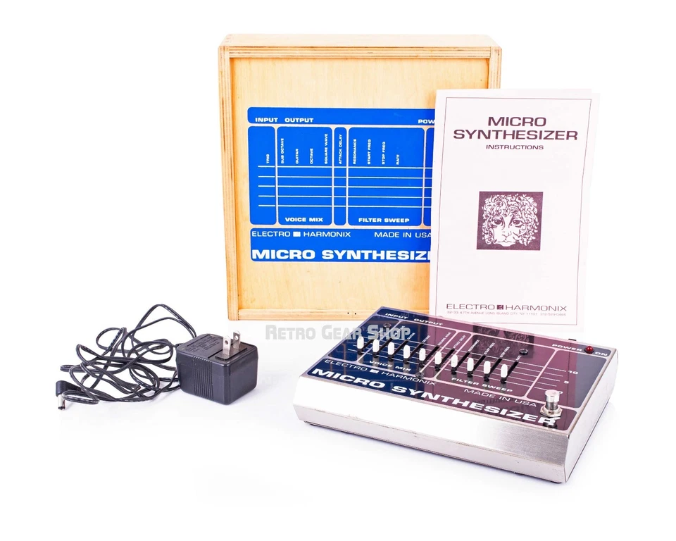 EH Electro Harmonix Micro Synthesizer Analog Guitar Microsynth Vintage Rare - Image 2 of 4